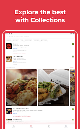 zomato APP截图