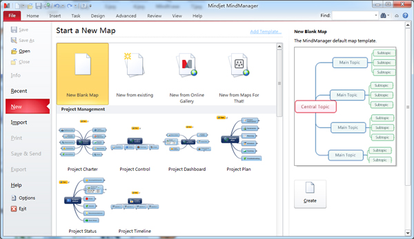 MindMapper 17 Essential（思维导图）截图