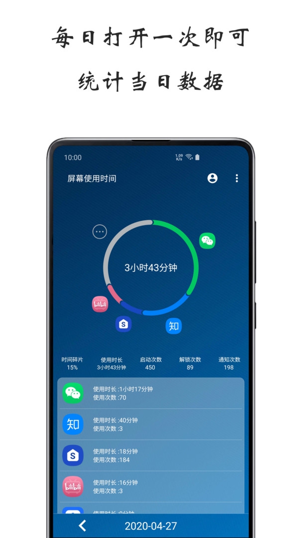 屏幕使用时间(App Usage)app截图