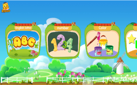 儿童学英语游戏App截图