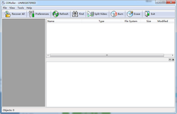 光盘数据恢复软件(CDRoller)截图