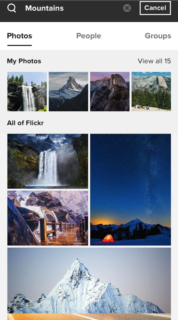 Flickr最新版app截图