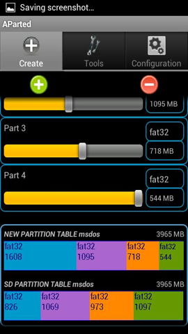 sd卡分区工具（AParted）App截图