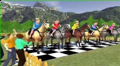 儿童山地赛马（Kids Mountain Horse Rider Race）截图